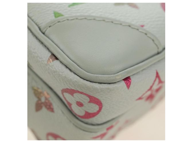 LOUIS VUITTON Borsa a Spalla Monogram Iridescent Nile Grigio M13897 LV Auth 188885SAM Marrone Monogramma - vista 18