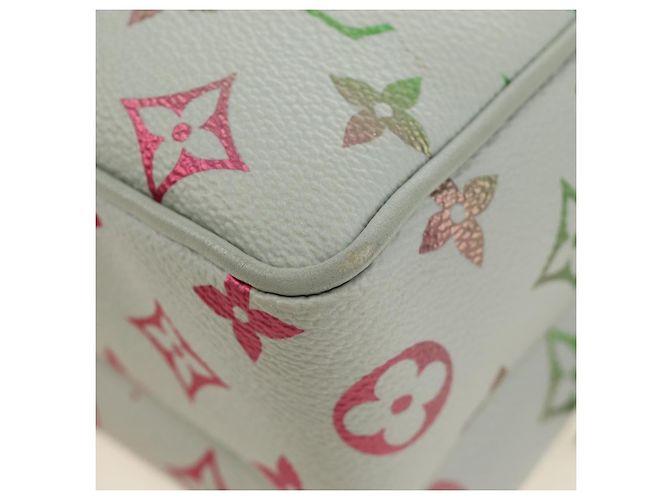 LOUIS VUITTON Borsa a Spalla Monogram Iridescent Nile Grigio M13897 LV Auth 188885SAM Marrone Monogramma - vista 21