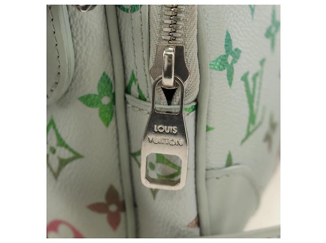 LOUIS VUITTON Borsa a Spalla Monogram Iridescent Nile Grigio M13897 LV Auth 188885SAM Marrone Monogramma - vista 22