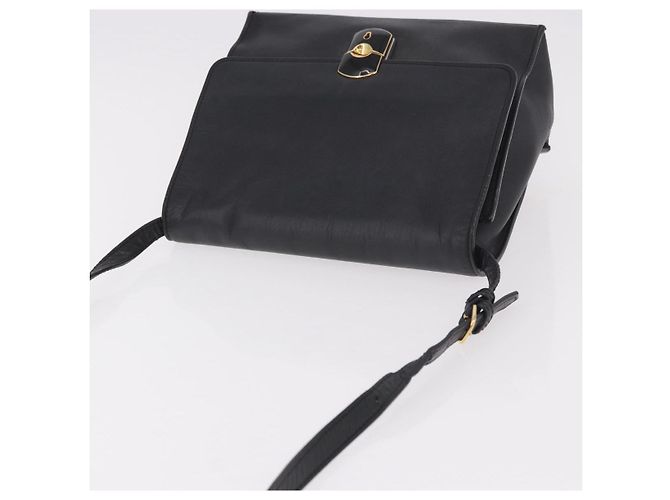 BALENCIAGA Afternoon Shoulder Bag Pelle Nera Oro 293862 Auth 188241 Nero D'oro - vista 6