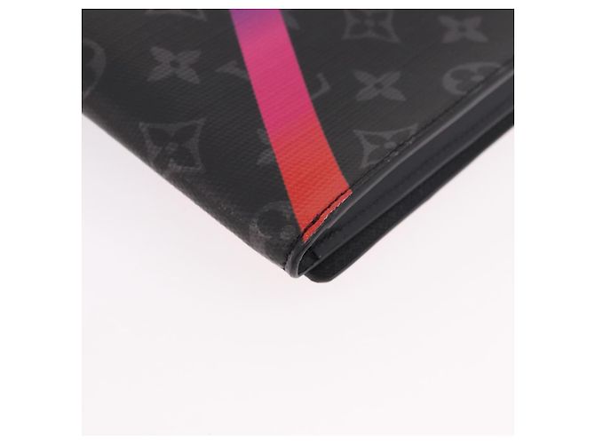 LOUIS VUITTON Monogram Eclipse Porte Documents Frank GM GI0399 LV Auth 187969SAM Monogramma - vista 15