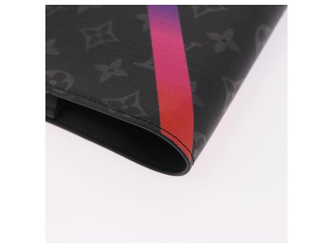 LOUIS VUITTON Monogram Eclipse Porte Documents Frank GM GI0399 LV Auth 187969SAM Monogramma - vista 16