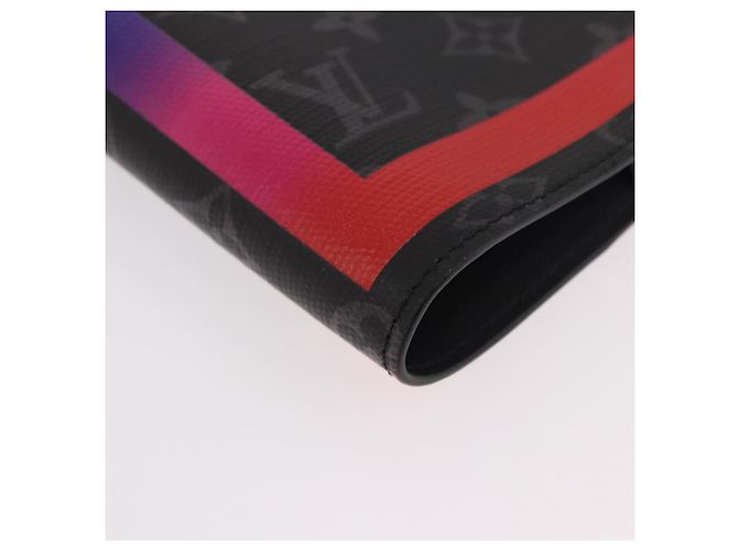 LOUIS VUITTON Monogram Eclipse Porte Documents Frank GM GI0399 LV Auth 187969SAM Monogramma - vista 7