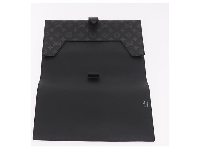 LOUIS VUITTON Monogram Eclipse Porte Documents Frank GM GI0399 LV Auth 187969SAM Monogramma - vista 9