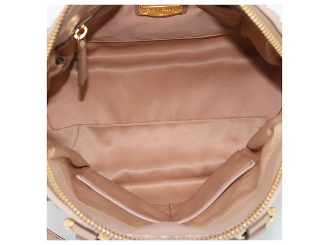Borsa Miu Miu Matelasse in Pelle 2way Rosa Oro Auth 188853 D'oro - vista 11