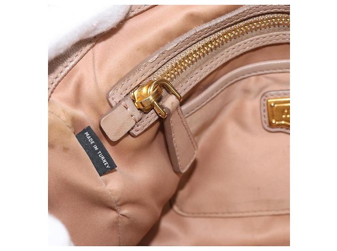 Borsa Miu Miu Matelasse in Pelle 2way Rosa Oro Auth 188853 D'oro - vista 25