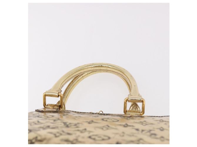 LOUIS VUITTON Borsa Monogram Miroir Alma MM Gold Dore M93624 LV Auth 188794A D'oro - vista 14