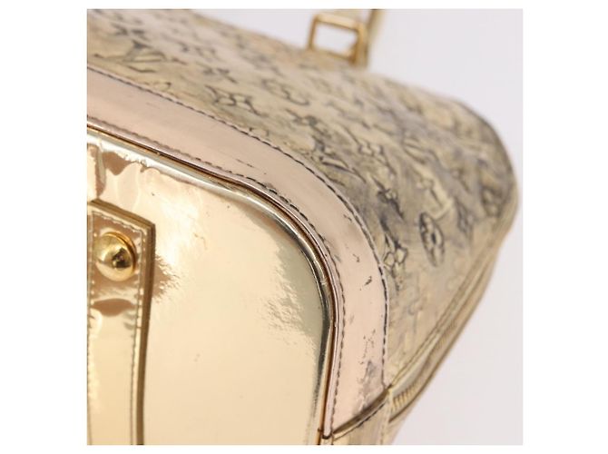 LOUIS VUITTON Borsa Monogram Miroir Alma MM Gold Dore M93624 LV Auth 188794A D'oro - vista 16
