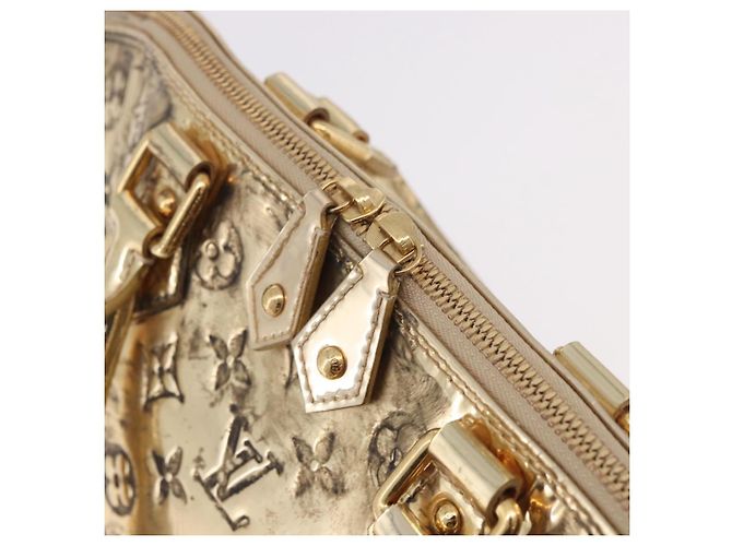 LOUIS VUITTON Borsa Monogram Miroir Alma MM Gold Dore M93624 LV Auth 188794A D'oro - vista 18