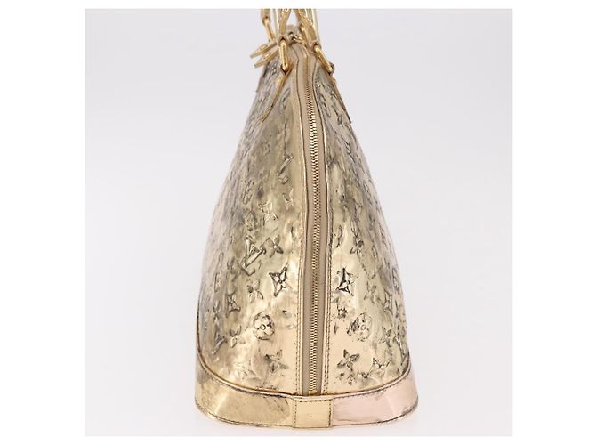 LOUIS VUITTON Borsa Monogram Miroir Alma MM Gold Dore M93624 LV Auth 188794A D'oro - vista 3