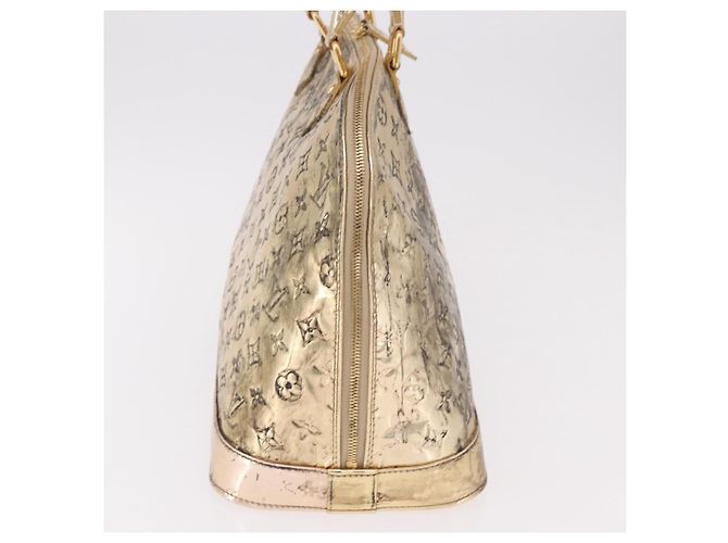 LOUIS VUITTON Borsa Monogram Miroir Alma MM Gold Dore M93624 LV Auth 188794A D'oro - vista 4