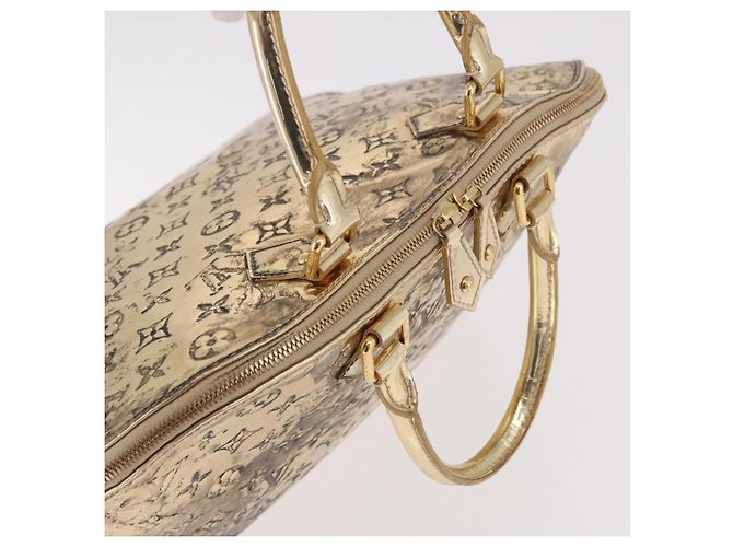 LOUIS VUITTON Borsa Monogram Miroir Alma MM Gold Dore M93624 LV Auth 188794A D'oro - vista 7