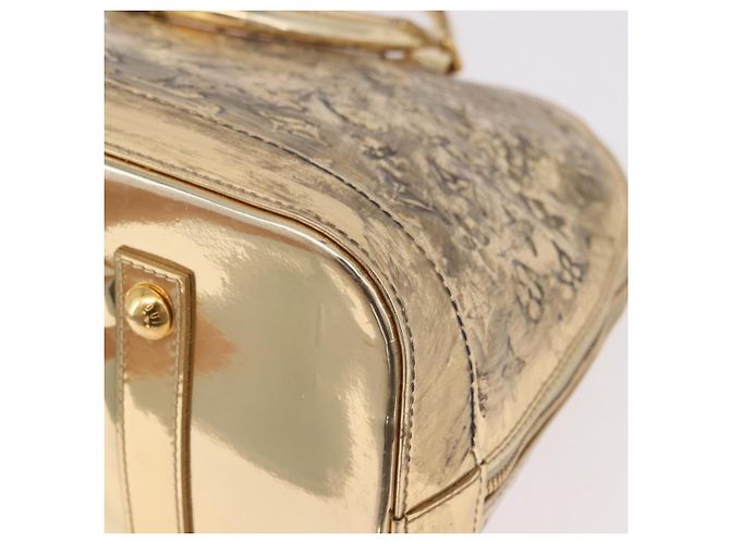 LOUIS VUITTON Borsa Monogram Miroir Alma MM Gold Dore M93624 LV Auth 188794A D'oro - vista 9