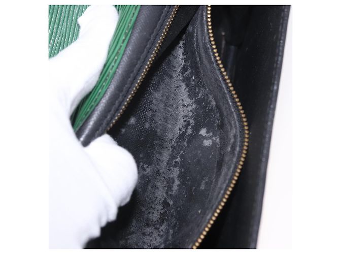 LOUIS VUITTON Epi Montaigne 27 Clutch Verde M52654 LV Auth 188920 - vista 10