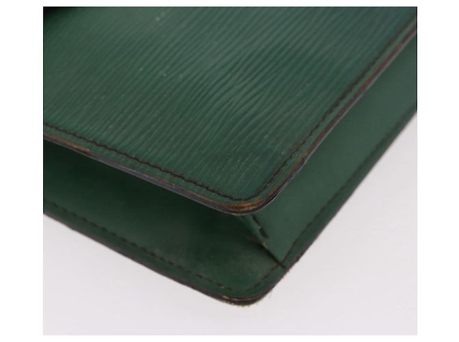LOUIS VUITTON Epi Montaigne 27 Clutch Verde M52654 LV Auth 188920 - vista 14