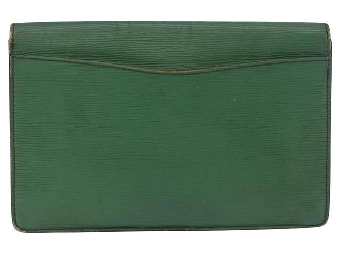 LOUIS VUITTON Epi Montaigne 27 Clutch Verde M52654 LV Auth 188920 - vista 2