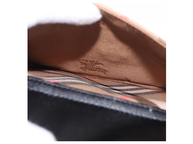 Borsa a tracolla Burberrys Canvas Beige Silver Nova Check Autentica am11979V Argento - vista 12