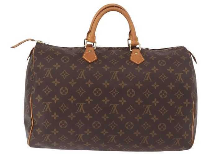 LOUIS VUITTON Borsa Monogram Speedy 40 M41522 LV Auth 187951V Monogramma - vista 2