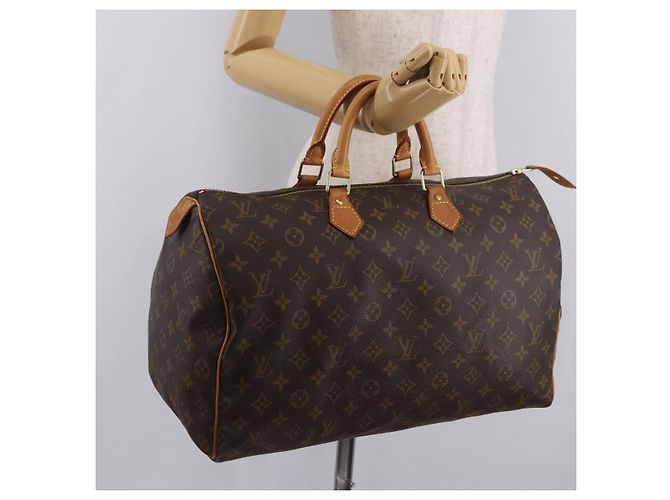 LOUIS VUITTON Borsa Monogram Speedy 40 M41522 LV Auth 187951V Monogramma - vista 22