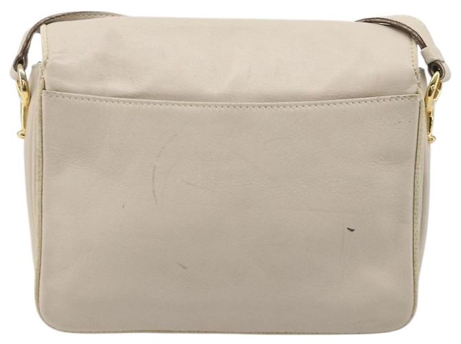 Céline Borsa a Spalla CELINE in Pelle Avorio Oro Auth 187413A D'oro Crudo - vista 2