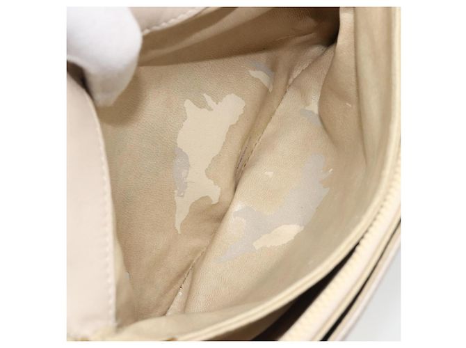 Céline Borsa a Spalla CELINE in Pelle Avorio Oro Auth 187413A D'oro Crudo - vista 22