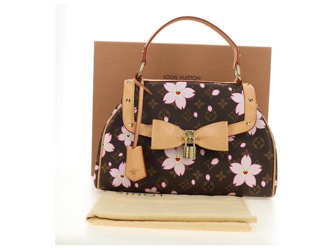 LOUIS VUITTON Monogram Cherry Blossom Sac Retro PM Bag M92012 LV Auth 186707SAM Monogramma - vista 12