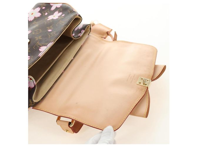 LOUIS VUITTON Monogram Cherry Blossom Sac Retro PM Bag M92012 LV Auth 186707SAM Monogramma - vista 21