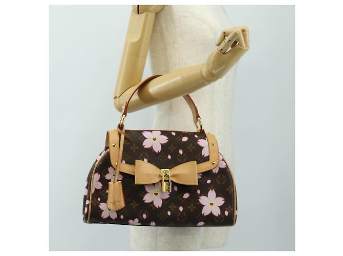 LOUIS VUITTON Monogram Cherry Blossom Sac Retro PM Bag M92012 LV Auth 186707SAM Monogramma - vista 26