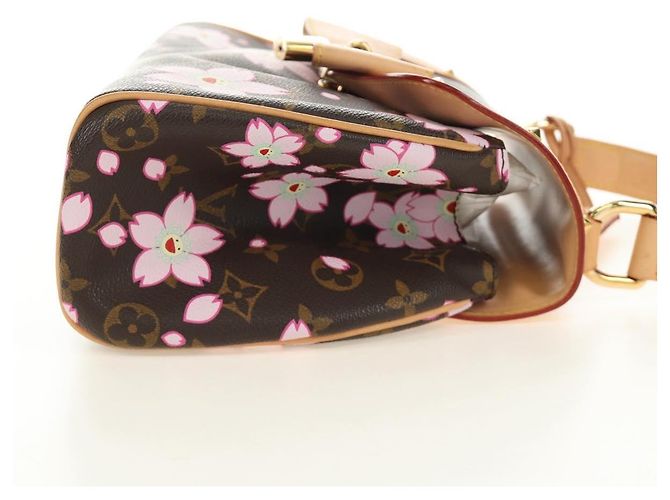LOUIS VUITTON Monogram Cherry Blossom Sac Retro PM Bag M92012 LV Auth 186707SAM Monogramma - vista 4