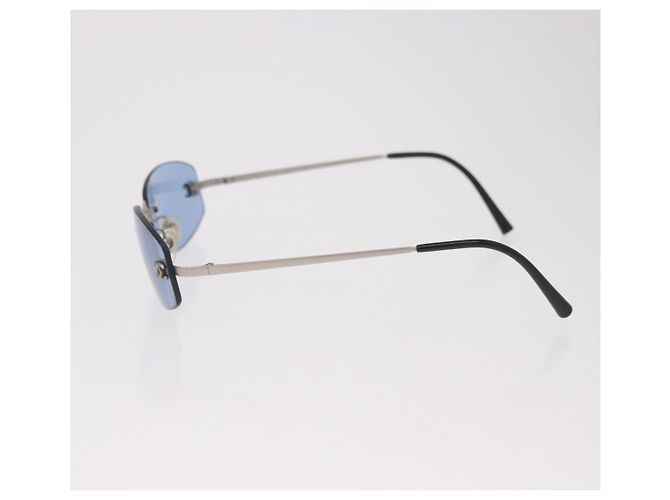 Occhiali da sole CHANEL metallo Blu CC Auth 187883V - vista 6