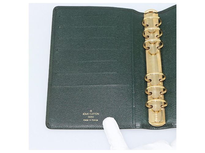 LOUIS VUITTON Funda de Agenda Taiga MM Day Planner Epicea R20403 LV Auth 189219 - vista 18