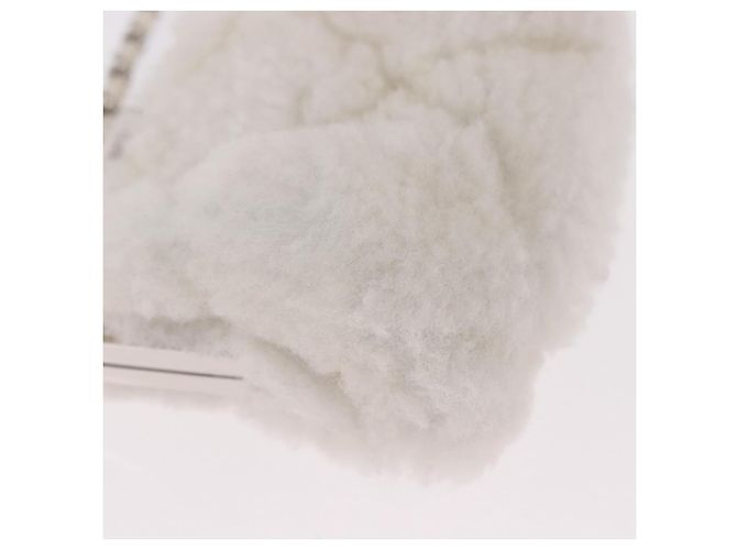 CHANEL Matelasse Chain Shoulder Bag Bore White Silver CC Auth 187487SAM Argento Bianco - vista 16
