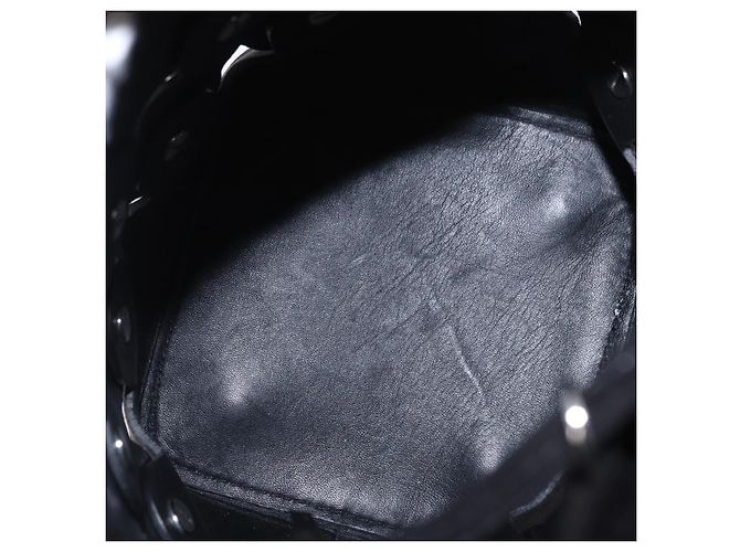 Autre Marque Borsa a Spalla PIERRE HARDY Scamosciato 2way Nero Argento Auth 187310V - vista 11