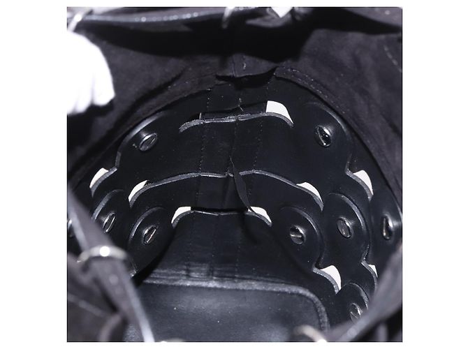 Autre Marque Borsa a Spalla PIERRE HARDY Scamosciato 2way Nero Argento Auth 187310V - vista 20
