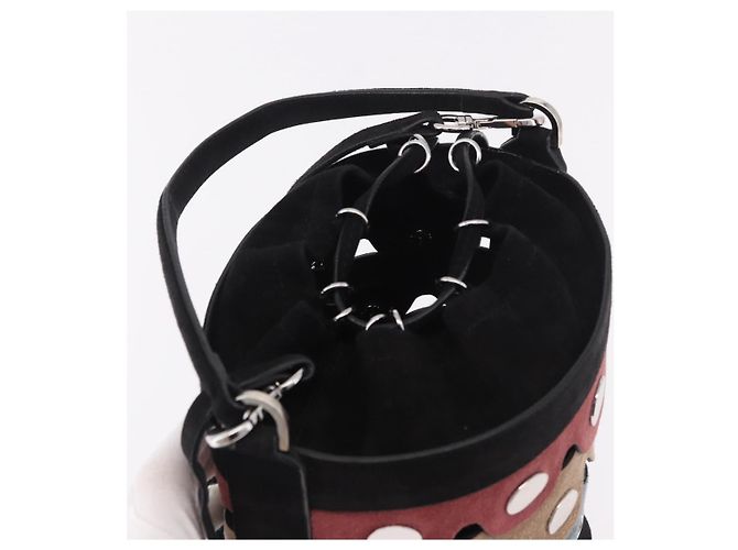 Autre Marque Borsa a Spalla PIERRE HARDY Scamosciato 2way Nero Argento Auth 187310V - vista 6