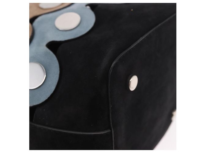 Autre Marque Borsa a Spalla PIERRE HARDY Scamosciato 2way Nero Argento Auth 187310V - vista 9