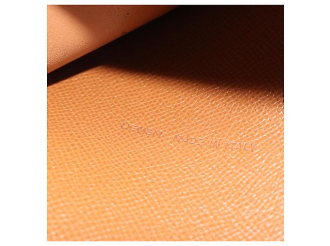 Bulgari Copertina per agenda BVLGARI in pelle marrone e oro Auth 184414 D'oro - vista 12