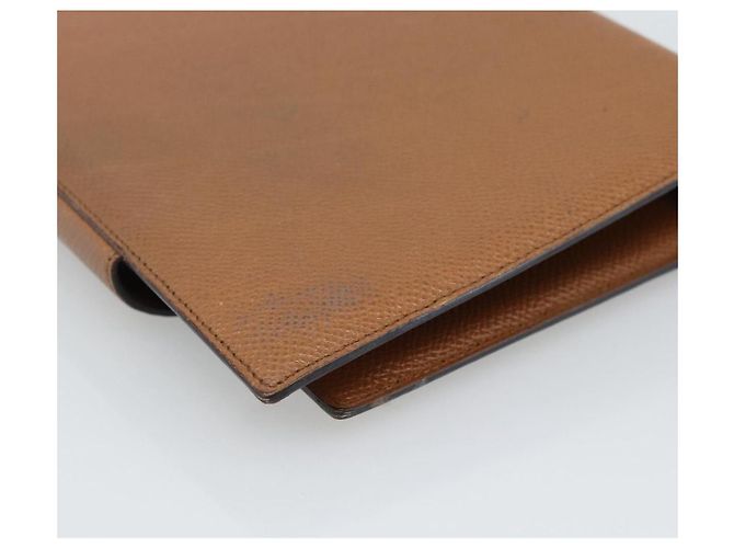Bulgari Copertina per agenda BVLGARI in pelle marrone e oro Auth 184414 D'oro - vista 16