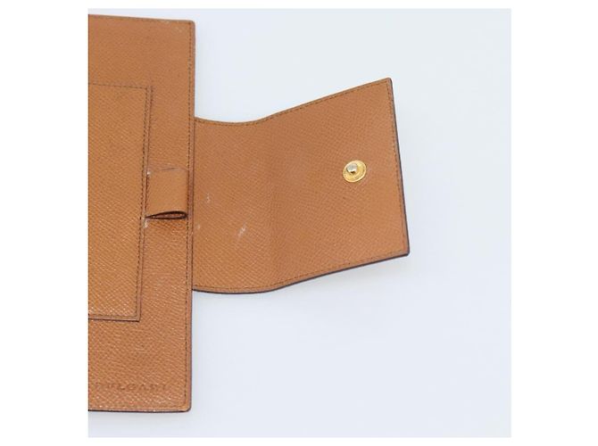 Bulgari Copertina per agenda BVLGARI in pelle marrone e oro Auth 184414 D'oro - vista 20