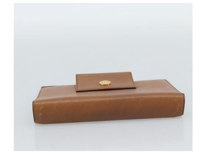 Bulgari Copertina per agenda BVLGARI in pelle marrone e oro Auth 184414 D'oro - vista 4