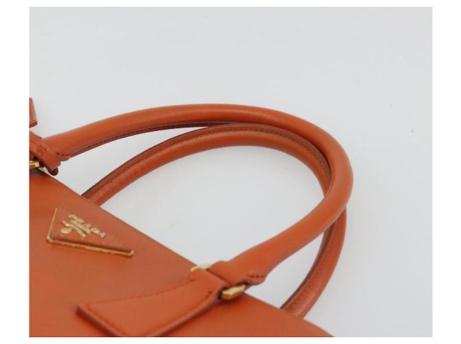 Borsa PRADA Galleria in pelle Safiano 2way Orange Auth 186384V Arancione - vista 14