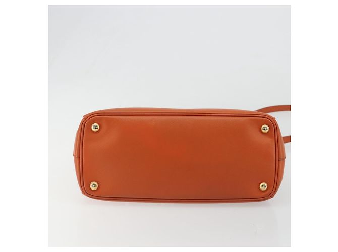Borsa PRADA Galleria in pelle Safiano 2way Orange Auth 186384V Arancione - vista 5