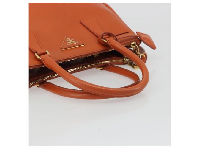 Borsa PRADA Galleria in pelle Safiano 2way Orange Auth 186384V Arancione - vista 7