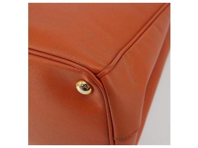 Borsa PRADA Galleria in pelle Safiano 2way Orange Auth 186384V Arancione - vista 9