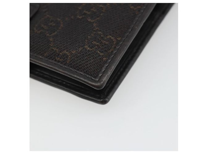 Cubierta de Agenda GUCCI GG Canvas Marrón Plata Auth mr2627A Castaño - vista 16
