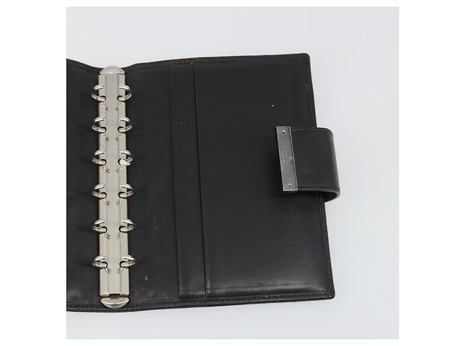 Cubierta de Agenda GUCCI GG Canvas Marrón Plata Auth mr2627A Castaño - vista 18