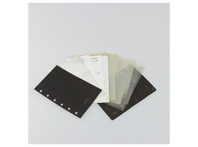 Cubierta de Agenda GUCCI GG Canvas Marrón Plata Auth mr2627A Castaño - vista 26