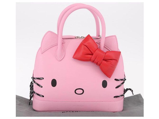 BALENCIAGA Sanrio Virutop HandleS Leather 2way Pink 619014 Auth 188908SM - vista 12