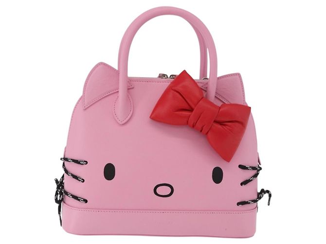 BALENCIAGA Sanrio Virutop HandleS Leather 2way Pink 619014 Auth 188908SM - vista 13