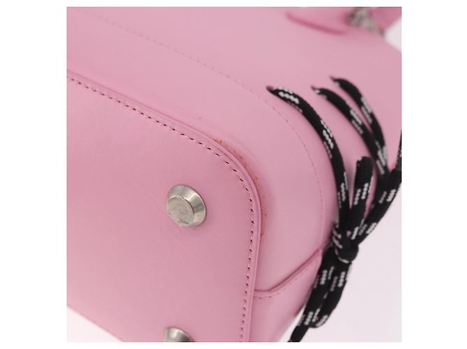 BALENCIAGA Sanrio Virutop HandleS Leather 2way Pink 619014 Auth 188908SM - vista 19